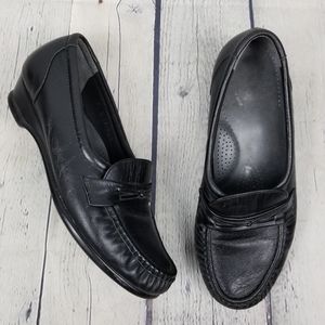 SAS | Easier slipon moc toe wedge heel shoes